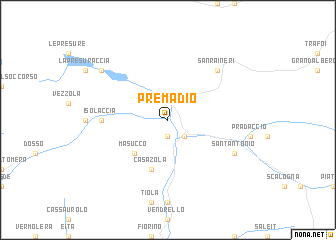 map of Premadio