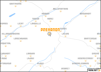 map of Prémanon