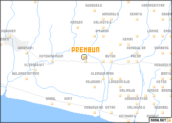 map of Prembun