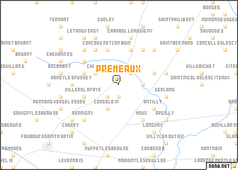 map of Prémeaux