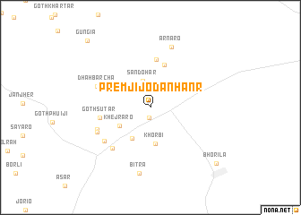 map of Premji jo Dānhanr