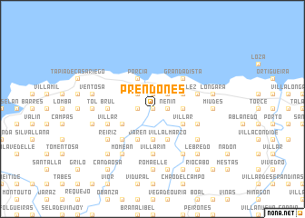 map of Prendonés