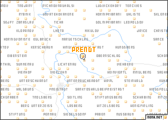 map of Prendt