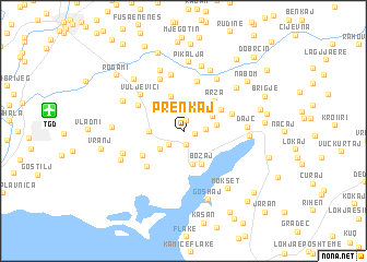 map of Prenkaj