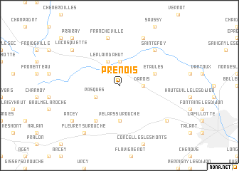 map of Prenois