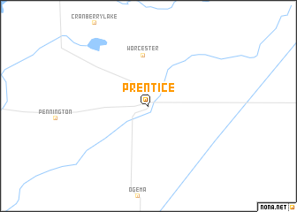 map of Prentice