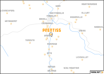 map of Prentiss