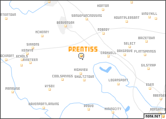 map of Prentiss