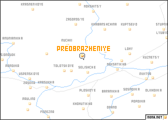 map of Preobrazheniye