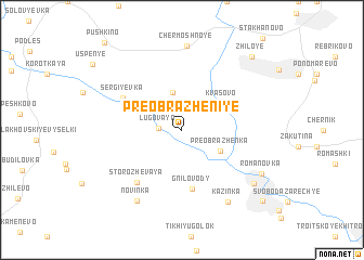 map of Preobrazheniye