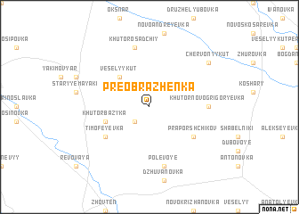 map of Preobrazhenka