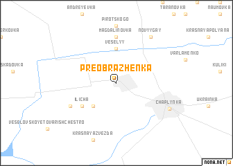 map of Preobrazhenka