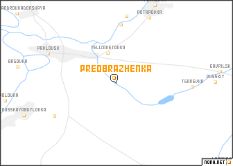 map of Preobrazhenka