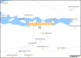 map of Preobrazhenka