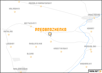 map of Preobrazhenka