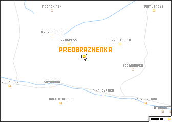 map of Preobrazhenka