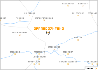 map of Preobrazhenka