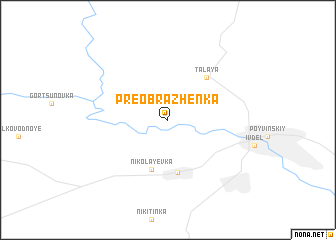 map of Preobrazhenka