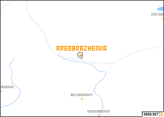 map of Preobrazhenka