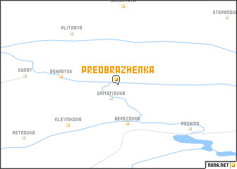 map of (( Preobrazhenka ))