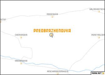 map of Preobrazhenovka