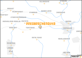 map of Preobrazhenovka