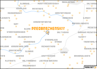 map of Preobrazhenskiy