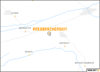 map of Preobrazhenskiy