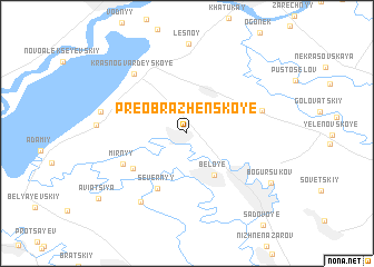 map of Preobrazhenskoye