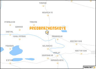 map of Preobrazhenskoye