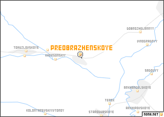 map of Preobrazhenskoye
