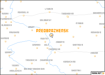 map of Preobrazhensk