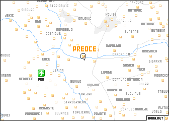 map of Preoce