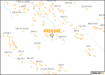 map of Preodac