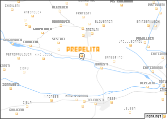 map of Prepeliţa