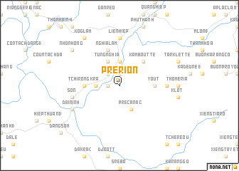 map of Pré Rion