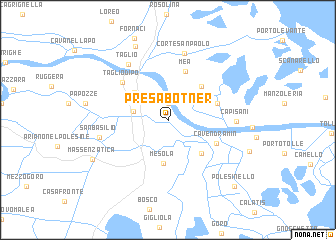 map of Presa Botner