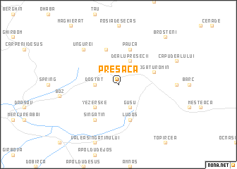 map of Presaca