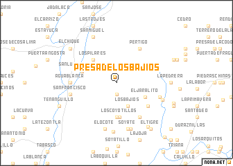 map of Presa de los Bajíos