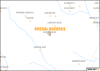 map of Presa Ladrones