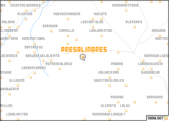 map of Presa Linares
