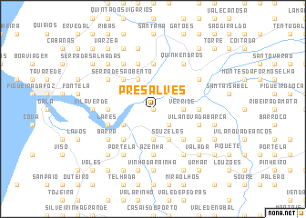 map of Presalves