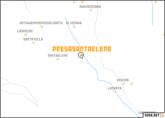 map of Presa Santa Elena