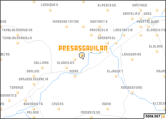 map of Presas Gavilán