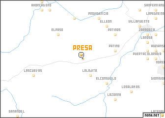 map of Presa