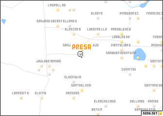 map of Presa