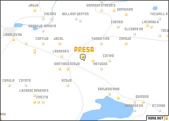 map of Presa