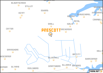 map of Prescott