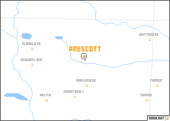 map of Prescott