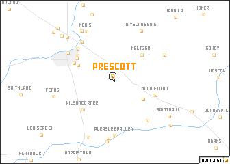 map of Prescott